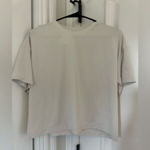 Born Primitive Crop Oversized Tee Oatmeal